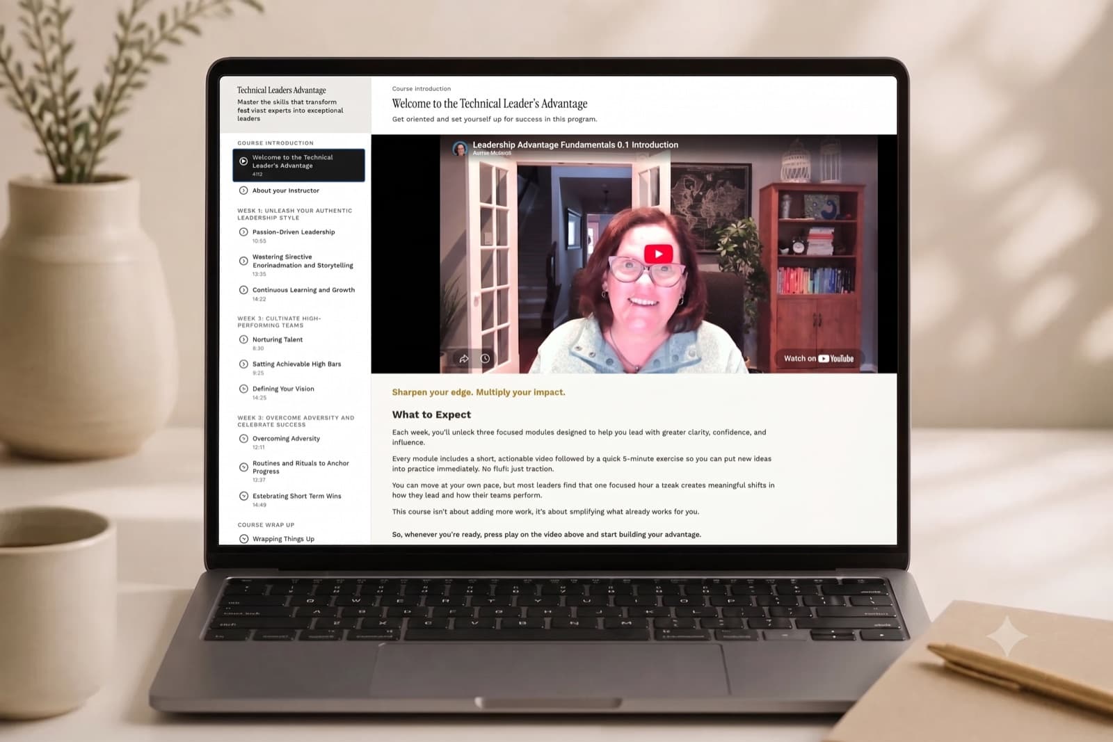 The Technical Leader's Advantage course portal